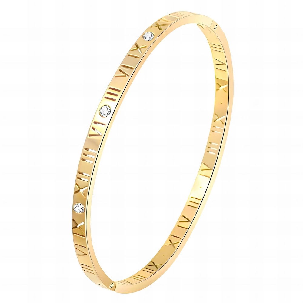 Roman Bracelet 18k Plated Steel